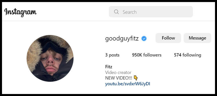 How tall is Fitz (GoodGuyFitz)?